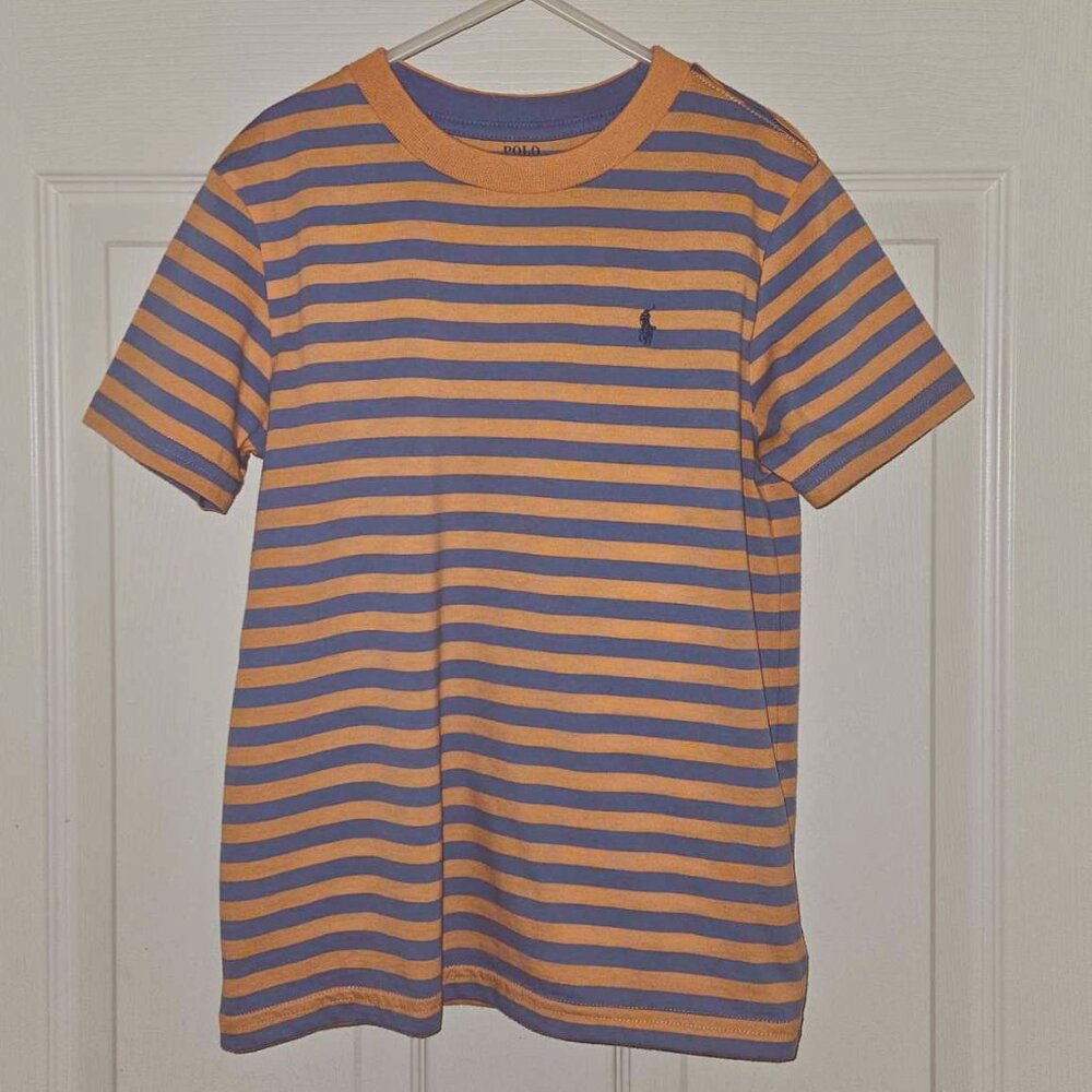 Polo by Ralph Lauren boys striped t-shirt, size 7, perfect condition!